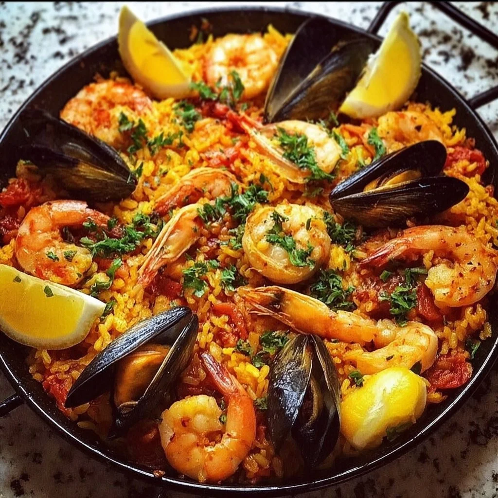 Taste Spain: Classic Seafood Paella's Journey from Valencia